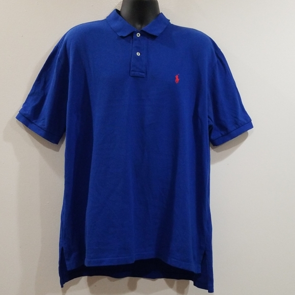 Polo by Ralph Lauren men's blue polo shirt - Picture 3 of 17